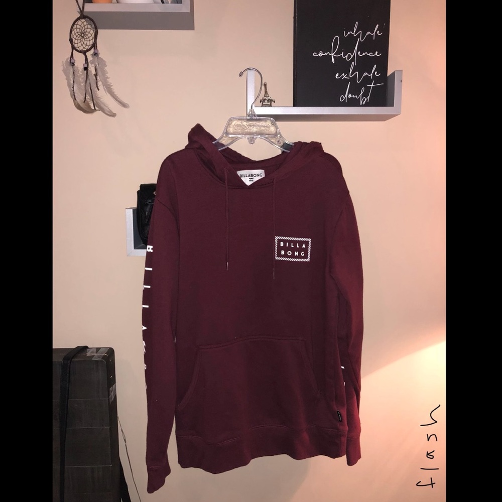 Men’s Billabong Burgundy Hoodie